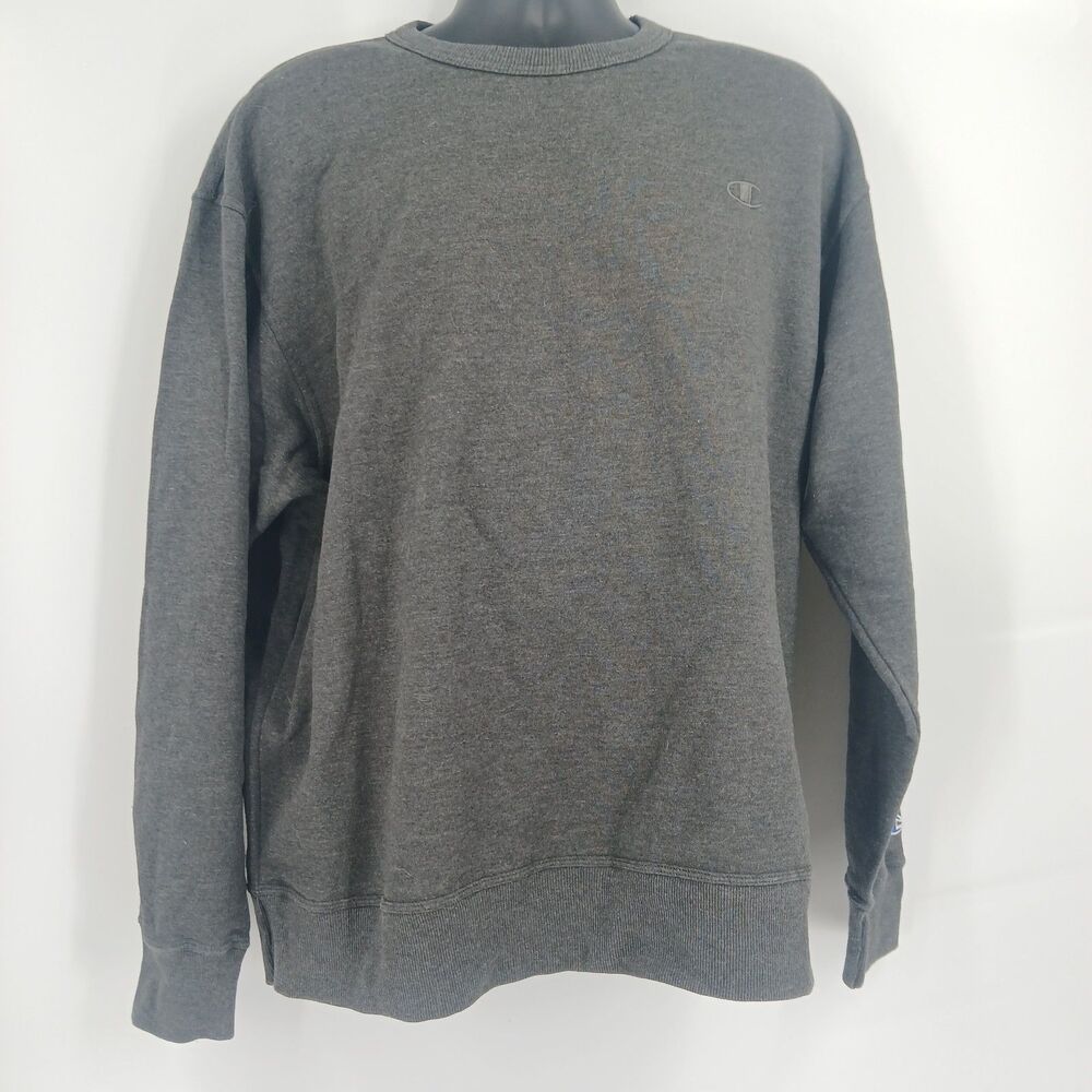 Champion Mens XL Grey Crewneck Sweatshirt Authentic Athleticwear Long Sleeve